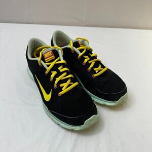 Nike Training Womens Shoes Black Yellow Mint Green Athletic Sneakers Size 9